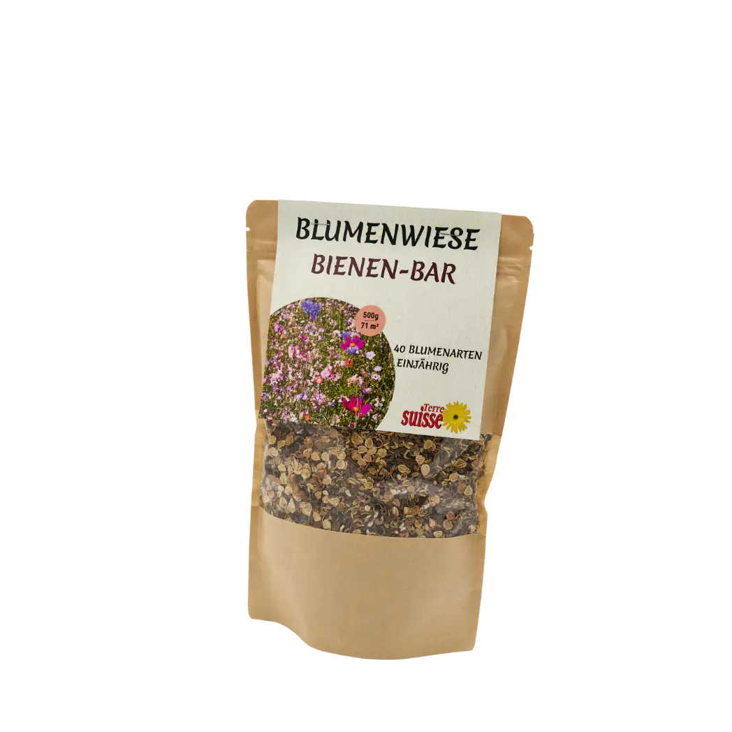 Blumenwiese Bienen-Bar Saatgut im 500g Beutel