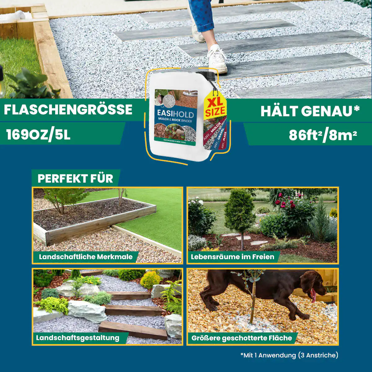 EasiHold Mulch & Steinbinder