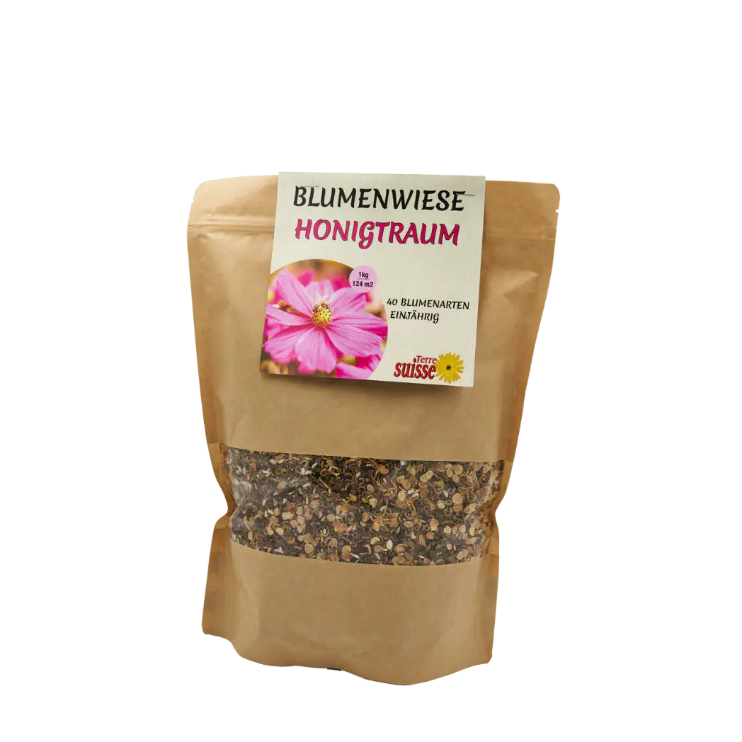 Blumenwiese Honigtraum Saatgut im 1kg Beutel