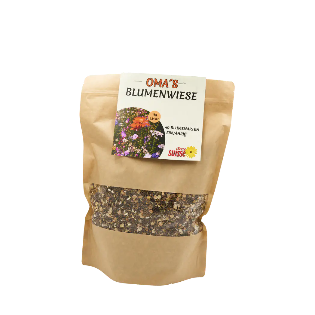 Oma's Blumenwiese Saatgut im 1kg Beutel